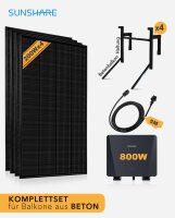 Sunshare&reg; Ray 800W Balcony PV-System &ndash; Complete...