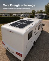 enjoy solar® Monokristallines Solarpanel TOPCon-Technologie, 220W 12V - 0% MwSt