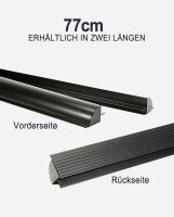 enjoysolar® aluminum solar panel brackets with pre-drilled holes for caravans 770mm Silver