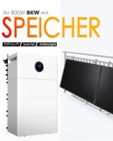 800W Balkonkraftwerk mit 1,92kWh Speicher | SKYWORTH 450W...