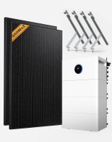 800W Balkonkraftwerk mit 1,92kWh Speicher | SKYWORTH 450W Solarmodul | GoodWe ESA Athena - Erweiterbar auf 9,6kWh | Verstellbare Balkonhalterung - (0% Mwst)