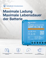 Victron SmartSolar MPPT 75/10 – Solarladeregler 10A, 12/24VDC mit integriertem Bluetooth - 0% MwSt