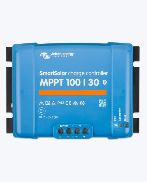 Victron SmartSolar MPPT 100/30 – Solar Charge Controller 30A, 12/24VDC with Integrated Bluetooth