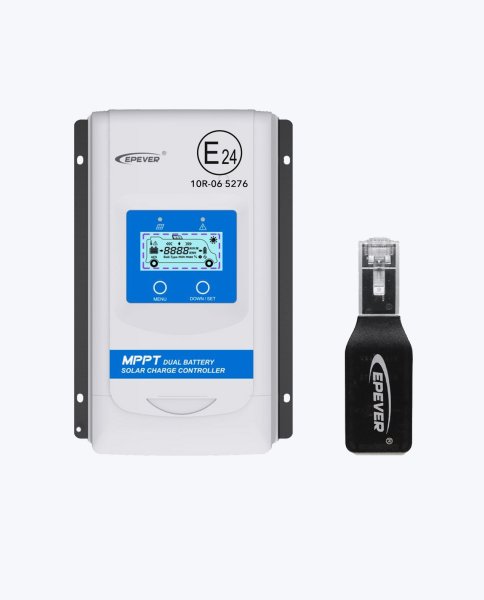 EPEVER® DuoRacer Serie | DR3210N MPPT Duo-Batterie-Laderegler 30A | 12V/24V | E-Mark-zertifiziert (ECE R10) | inkl.  WIFI-Adapter - (0% MwSt.)