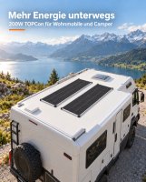 enjoy solar® Monokristallines Solarmodul TOPCon-Technologie, 200W 36V