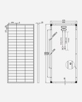 enjoy solar® Monokristallines Solarmodul TOPCon-Technologie, 220W 36V