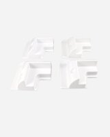 enjoysolar&reg; ABS Solarmodul Halteecken 4 St&uuml;ck, Wei&szlig;