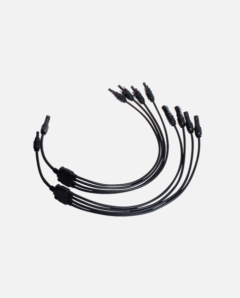 enjoy solar&reg; Solar Stecker 4Fach mit 40cm Kabelverl&auml;ngerung