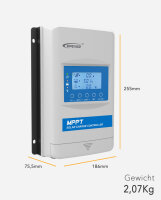 EPEVER&reg;XTRA N  G3 MPPT Solar  charge controller, 30A 12/24/36/48V 150V