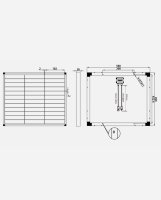 enjoy solar®PERC Monocrystalline Solar panel, 182mm solar cells, 10Busbars, 50W 12V