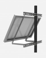 enjoysolar® aluminum mast bracket inclination for single panels (100-680mm),angle 30 ° -60 ° | including all nuts and bolts