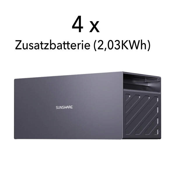 4 x Zusatzbatterie 2,03KWh
