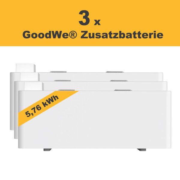 3  x Zusatzbatterie 1,92 KWh